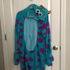 Monsters Inc Sully zip up onesie